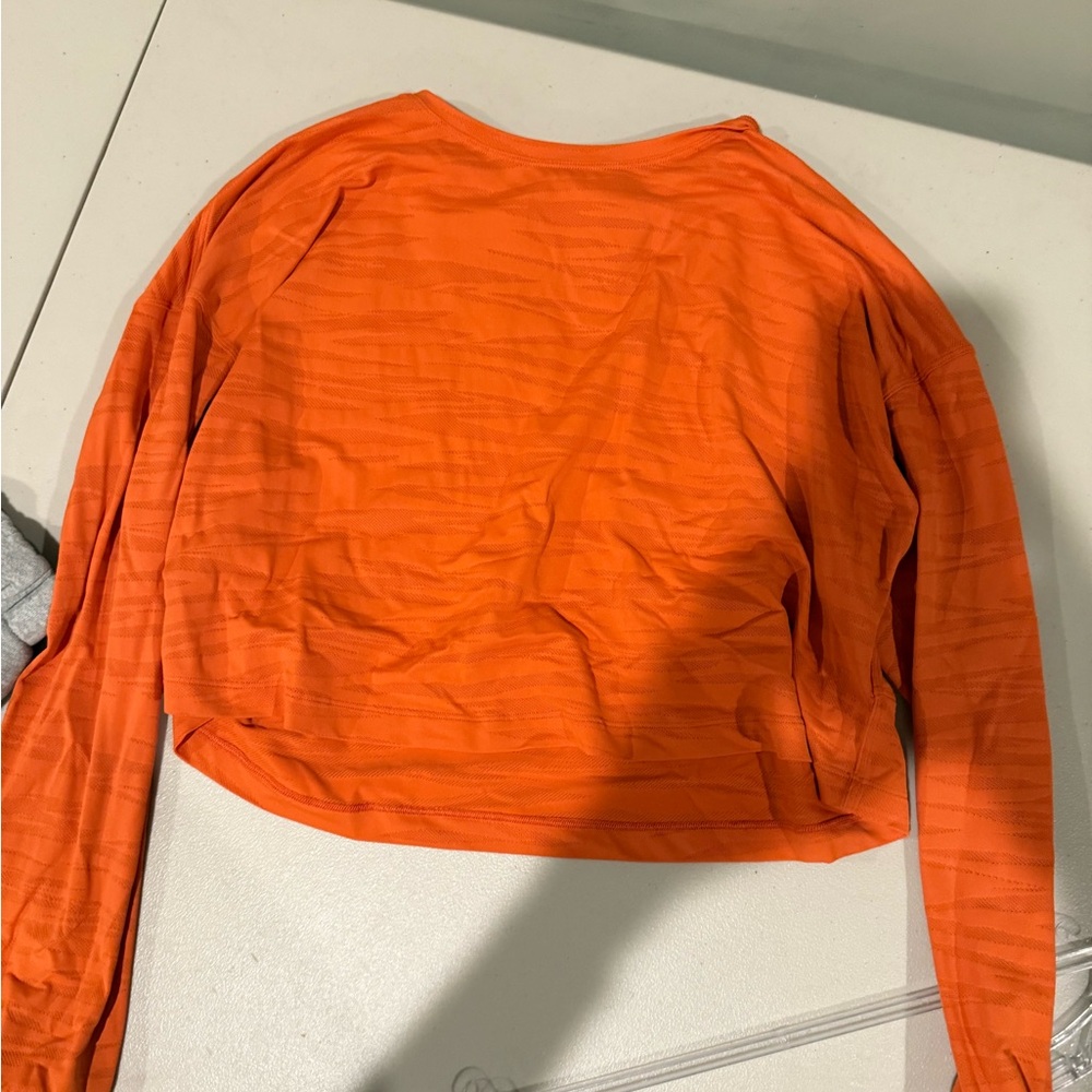 Lululemon Orange Long Sleeve
